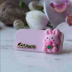 детска шнола със Зайче в розово 