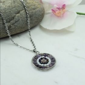 Колие с  мъниста Аметист